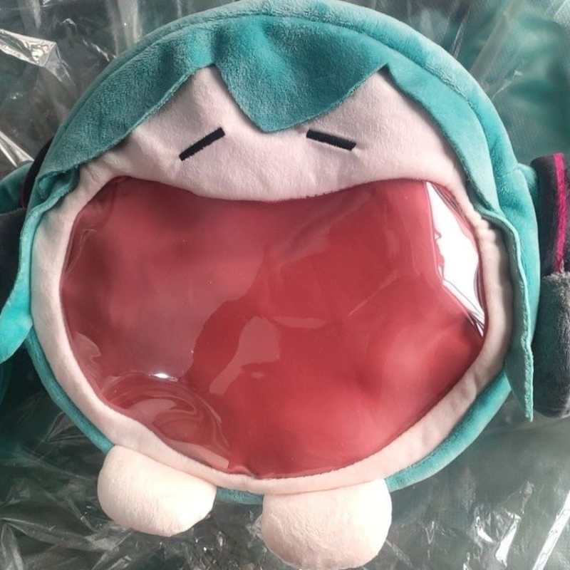 Hatsune Miku Plush Shoulder Ita Bag – Cute Cartoon Crossbody for JK & Lolita Fashion