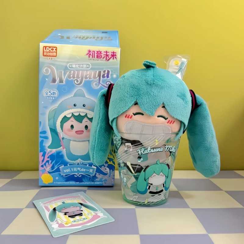 Hatsune Miku WAYAYA Plush Set Blind Box Figure Doll Toy Keychain Merchandise