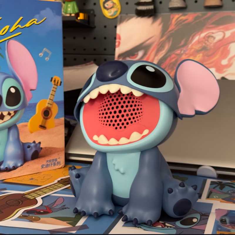 Stitch Figure Bluetooth Speaker Doll – Cute Couple Birthday Gift, Unique Christmas & Valentine’s Day Present for Friends