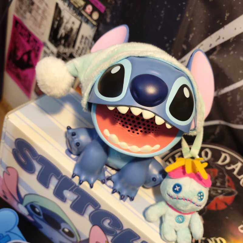 Stitch Figure Bluetooth Speaker Doll – Cute Couple Birthday Gift, Unique Christmas & Valentine’s Day Present for Friends