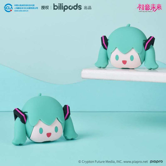 bilipods POPO Series Hatsune Miku True Wireless Bluetooth Earbuds | Cute and Stylish TWS Earphones