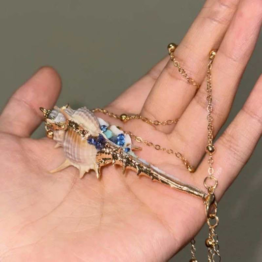 Love and Deep Space Rafayel Lumerian Conch Necklace | Unique Summer Beach Pendant