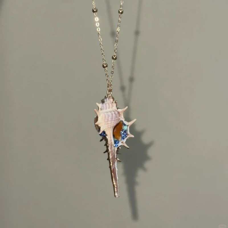 Love and Deep Space Rafayel Lumerian Conch Necklace | Unique Summer Beach Pendant