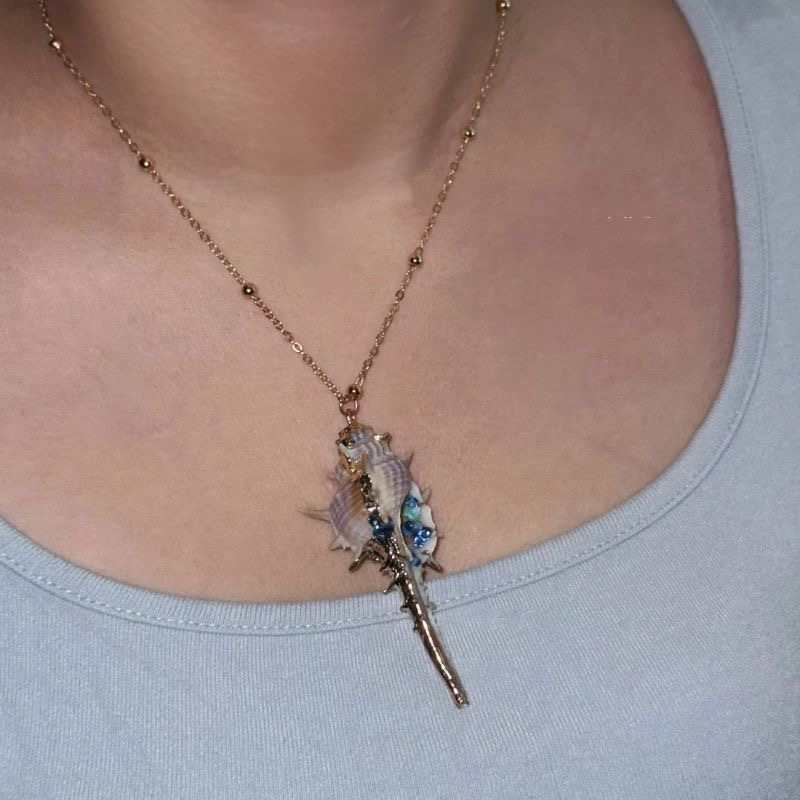 Love and Deep Space Rafayel Lumerian Conch Necklace | Unique Summer Beach Pendant