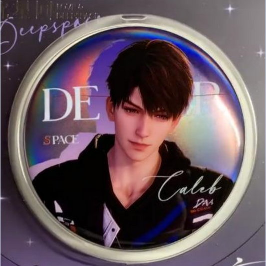Love and Deep Space Caleb Badge - 58mm Fan-Made Collectible
